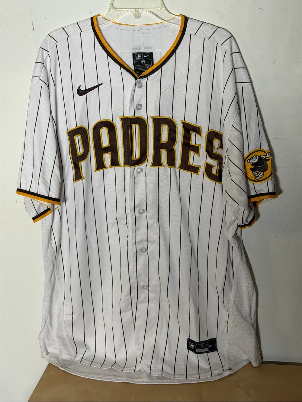 Nike Authentic San Diego Padres Pinstripe Droopy #2 Custom Jersey Size 52